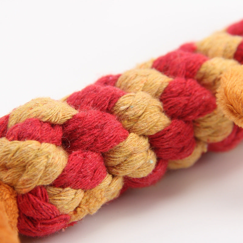 Teething Plush Sound Toy for Pets