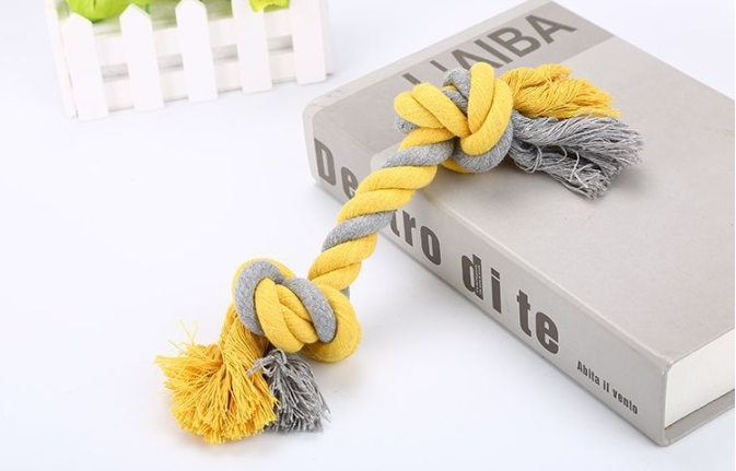Large Cotton Knot Rope Dog Toy for Training (28cm)
