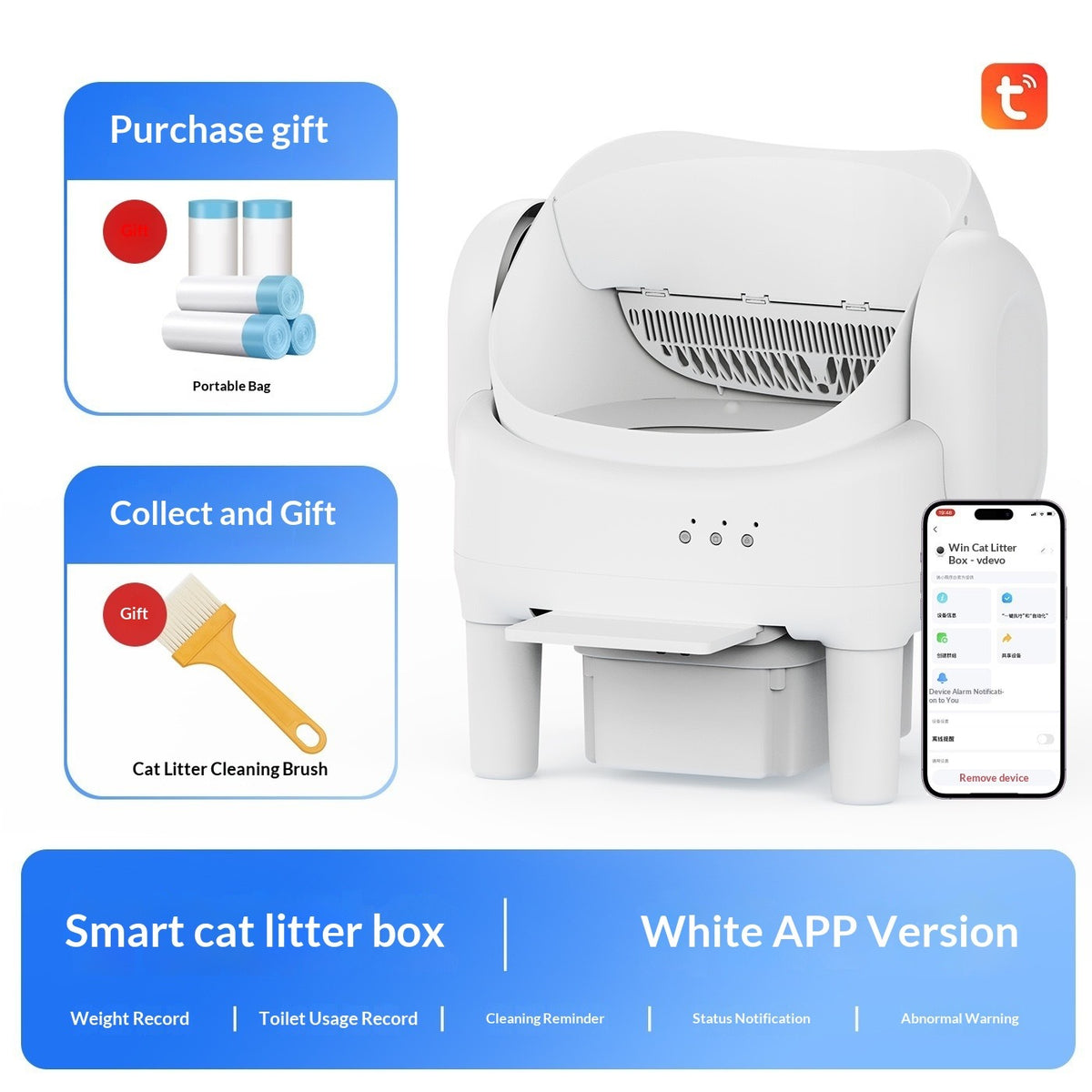 Remote-Controlled Automatic Litter Box Robot
