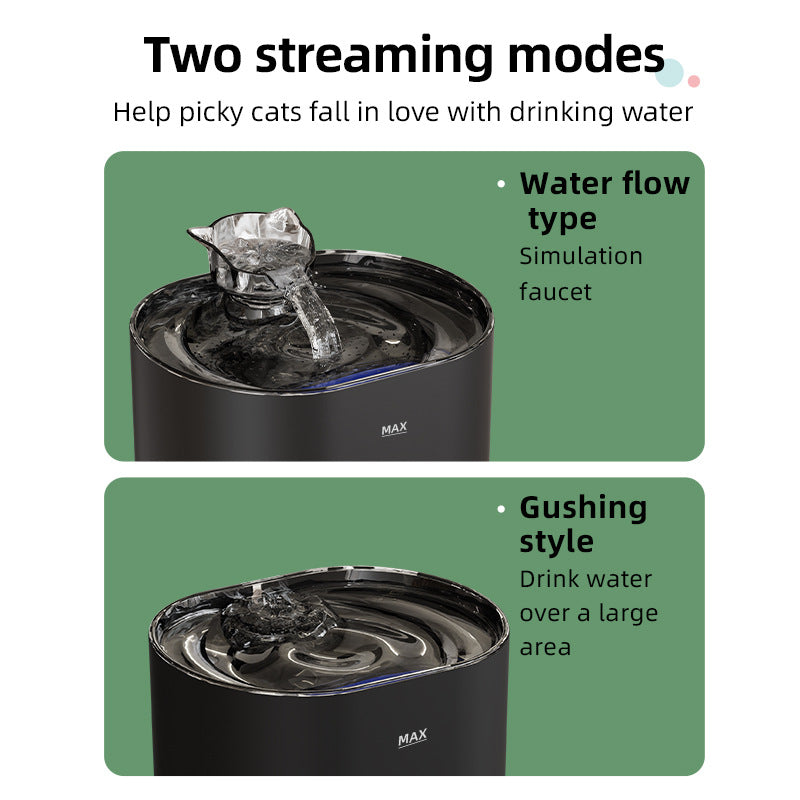 Pet USB Electric Water Feeder Lacks Water And Power