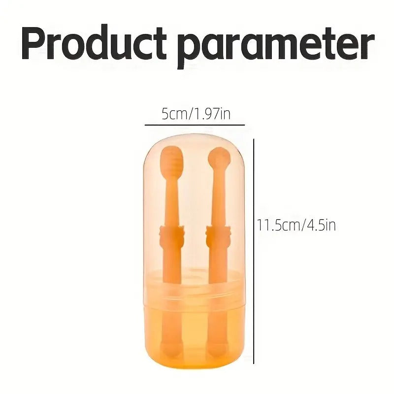 Cat and Dog Finger Toothbrush Set for Teeth Cleaning