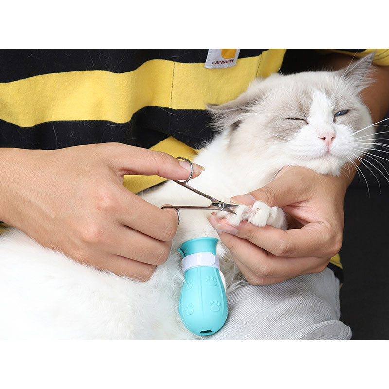 Adjustable Cat Paw Protector and Silicone Nail Cover