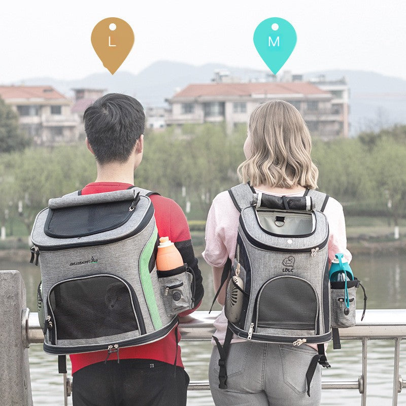 Breathable Pet Backpack for Cats and Small Pets