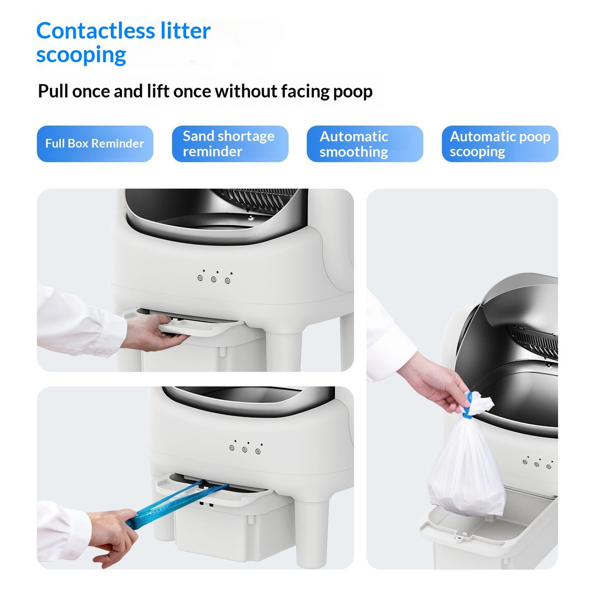 Remote-Controlled Automatic Litter Box Robot